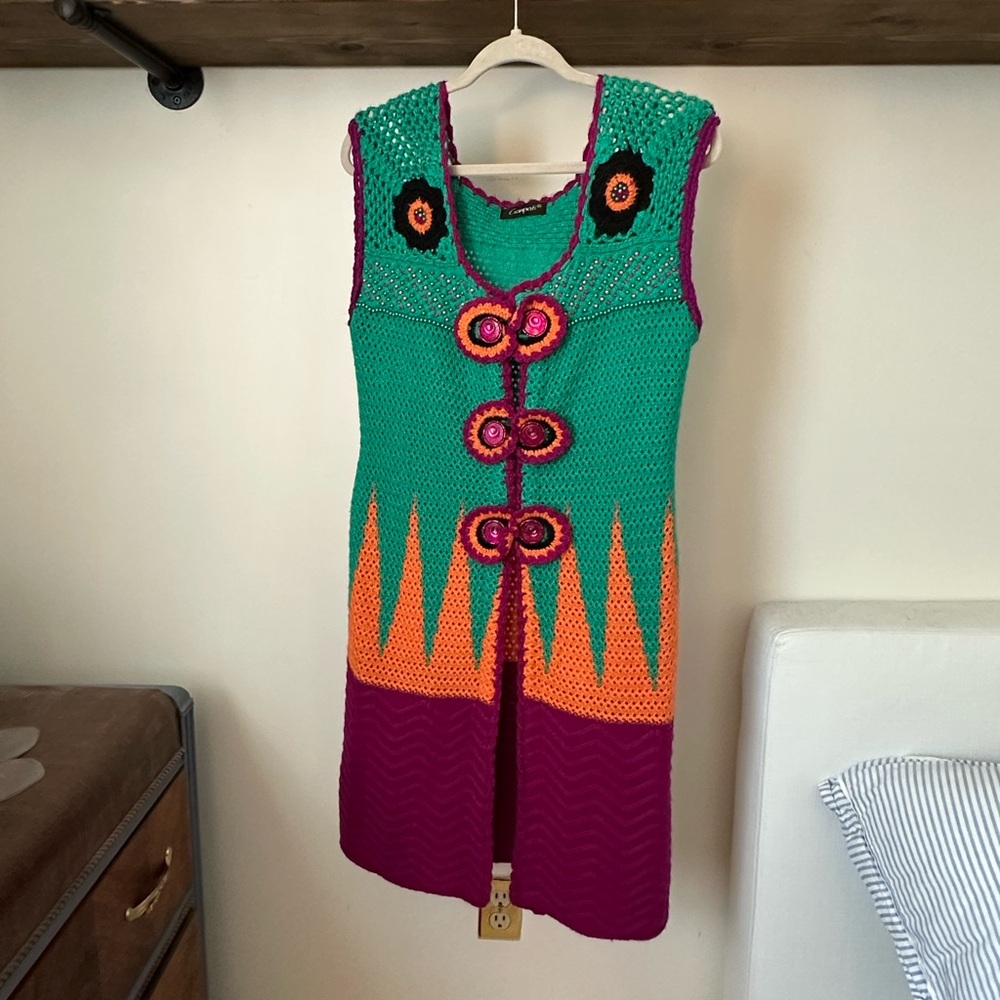 Crochet tunic
